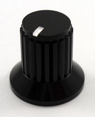 Knob Black 15mm 