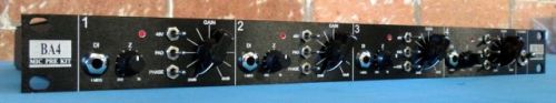 BA4 4 Channel Mic Pre Complete Rack Kit