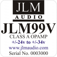 JLM99v Opamp +/-24v to +/-34v