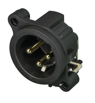 XLR Male Neutrik A series Horizontal